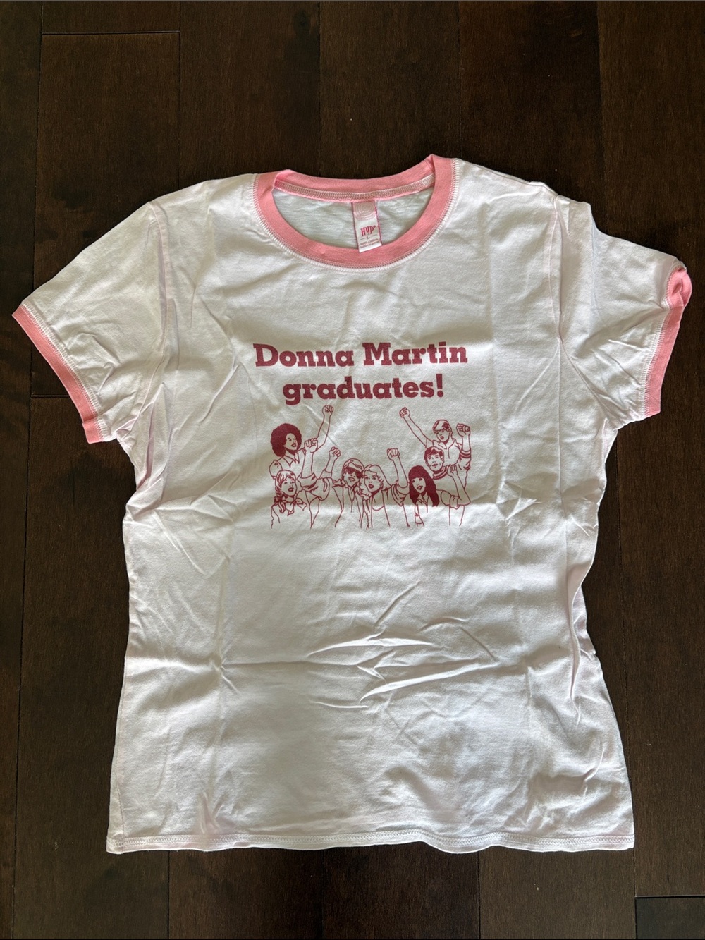 Donna Martin Graduates! Pink-Trim Women’s Short Sleeve Tee